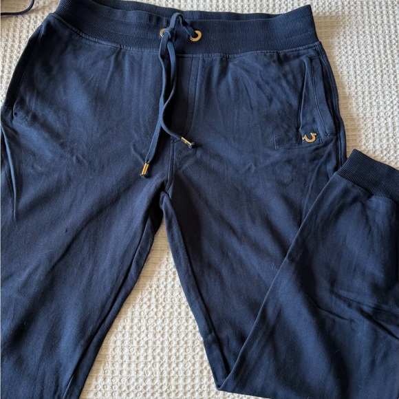 True Religion Dark Blue Zip-Up Sweater - Picture 2 of 4